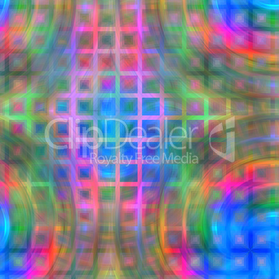 colorful swirls on maze