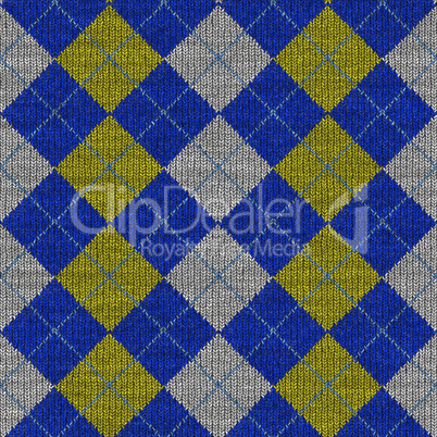 tartan knitwork pattern
