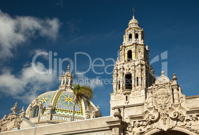 The Tower and Dome at Balboa Park, San Diego