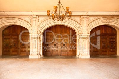 Majestic Classic Arched Doors with ChandelierÊ