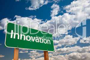 Innovation Green Road Sign