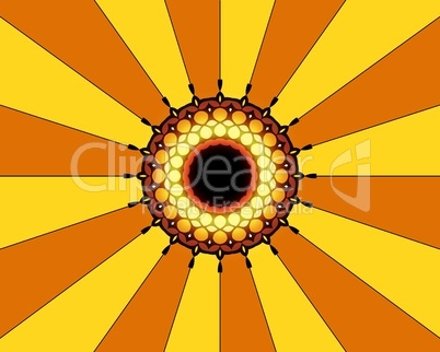 Orange yellow design