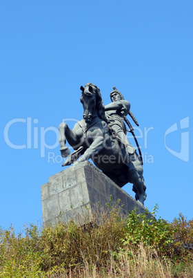 salavat yulaev monument in ufa russia