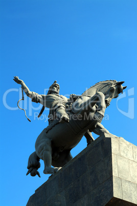 salavat yulaev monument in ufa russia