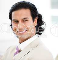 Portrait of a charismatic businessman smiling