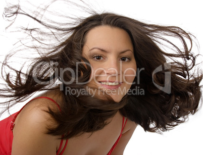 woman with great hair