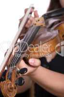 play the violin