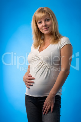 portrait of a pregnant woman