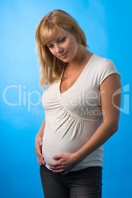 portrait of a pregnant woman