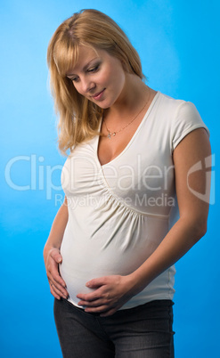 portrait of a pregnant woman