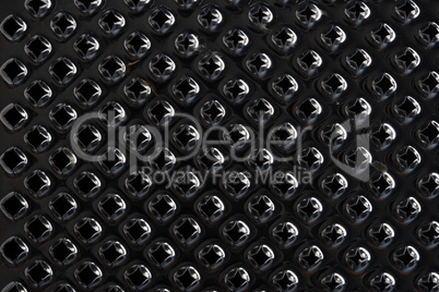 grater texture close-up