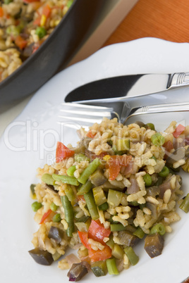 Vegetarische Paella - Vegetarian Paella