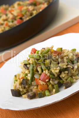 Vegetarische Paella - Vegetarian Paella