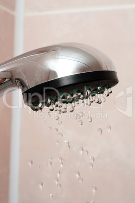 shower with dripping water