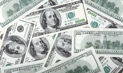 american dollars hundreds banknote