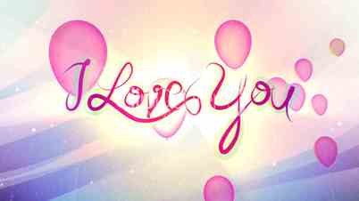 I Love You - Balloons