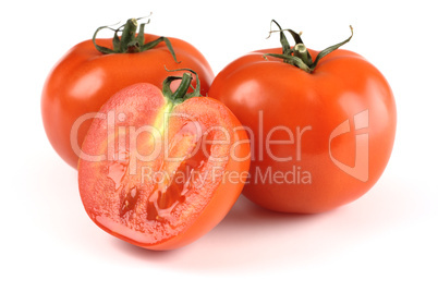 Three tomatoes