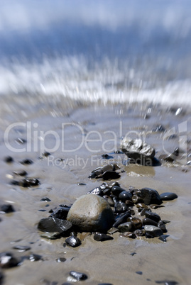 rocks on a beach