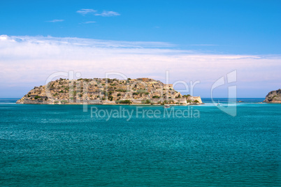 Ancient fortress of Spinalonga Island