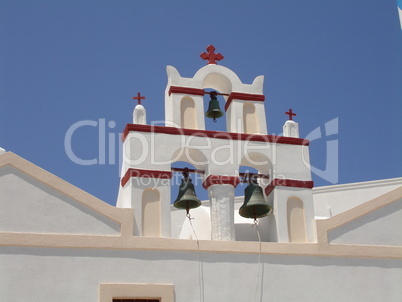 Glockenturm auf Santorin