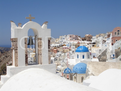 Glockenturm auf Santorin