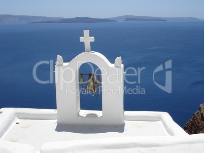 Glockenturm auf Santorin