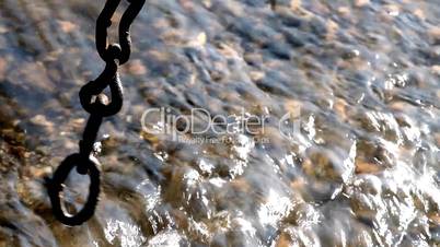 water and old chain