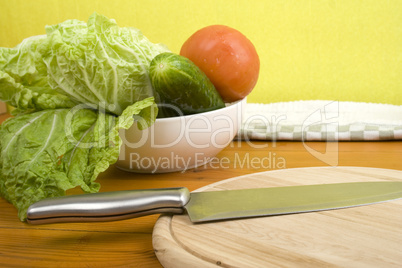 Preparation of lettuce