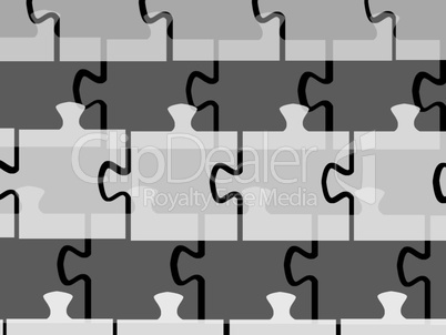 Puzzleteile grau