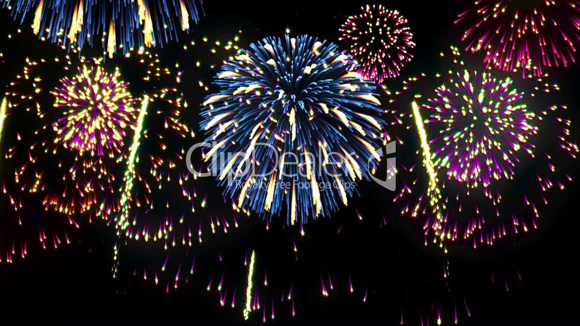 Fireworks. Loop: Lizenzfreie Stock Videos und Clips