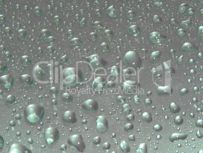 Abstraction. Water. Drops of water