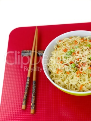 Cooked Instant Noodles