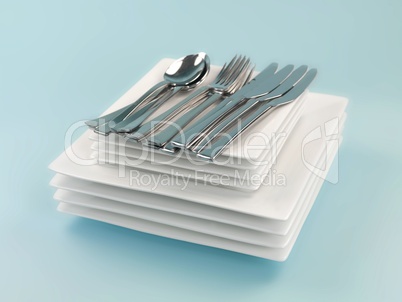 Plates and Cutlery