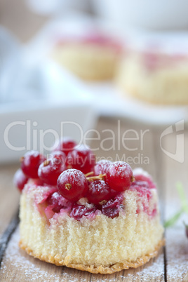 Cupcake with currants