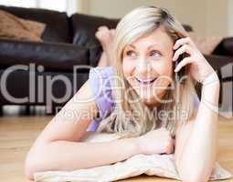 Beautiful woman talking on the phone