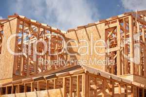 Abstract Home Construction Site