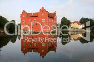 The red water chateau in the the Czech republic - Cervena Lhota