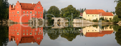 The red water chateau in the the Czech republic - Cervena Lhota