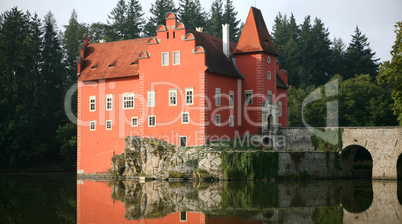 The red water chateau in the the Czech republic - Cervena Lhota