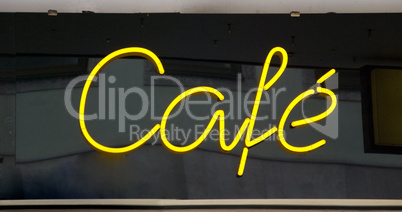 neon sign cafe