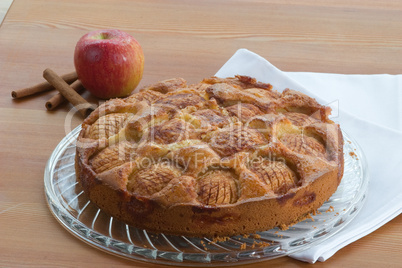 apfelkuchen mit Apfel