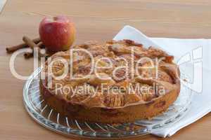 apfelkuchen mit Apfel
