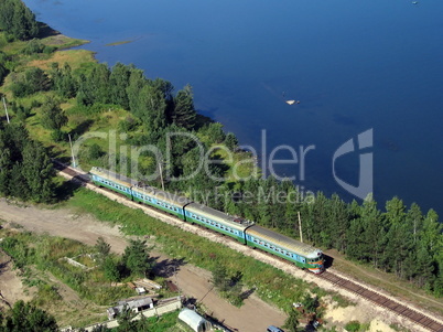 Railway near the river