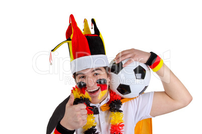 Deutscher Fußballfan