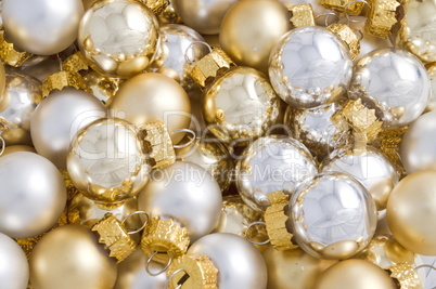 Full pack of reflecting christmas balls