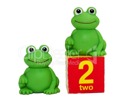 Two frogs