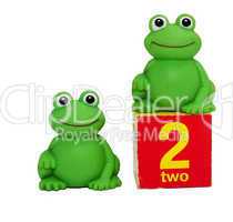 Two frogs