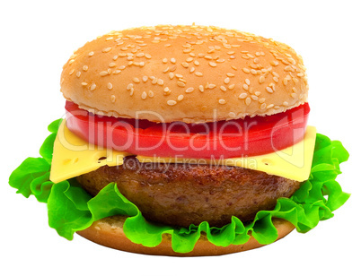 Hamburger isolated