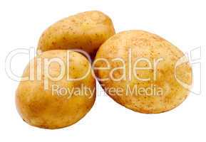 Potatoes isolated