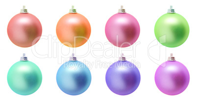 Set of Christmas balls